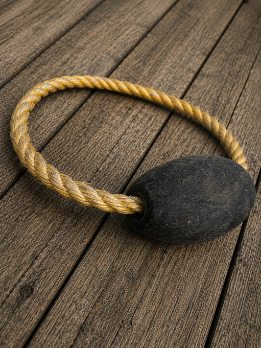 Dorn A’n Mor Dog Toy | Black Float & Heritage Rope