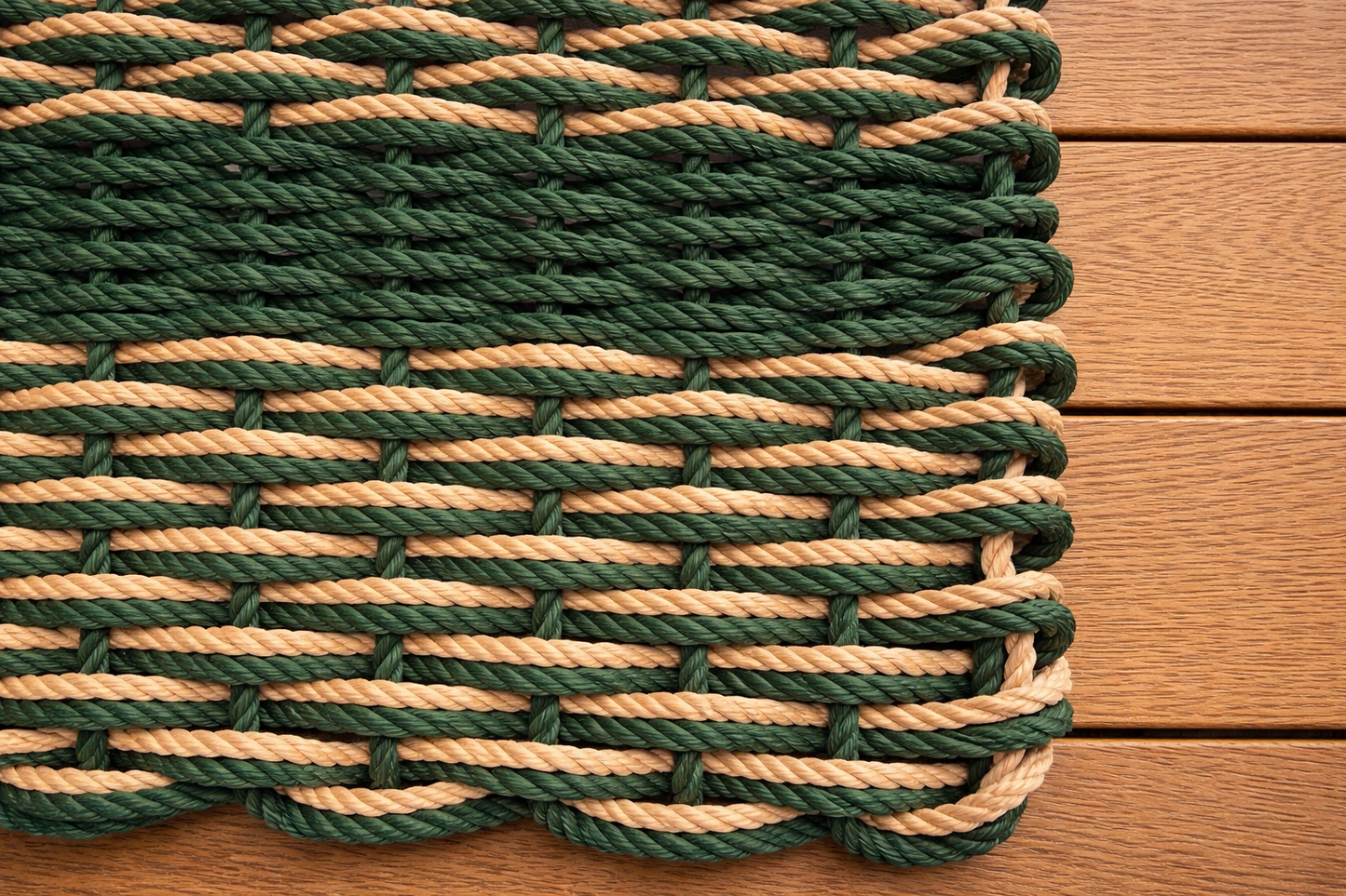 Door Mat – Sand & Harbour Green