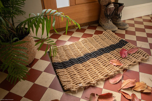 Large Handwoven Rope Doormat