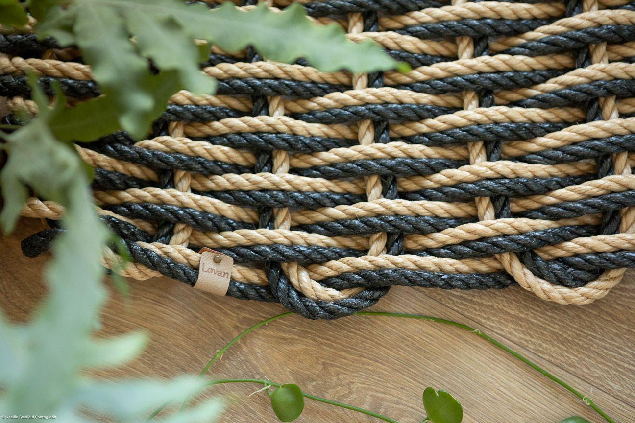 Large Handwoven Rope Doormat