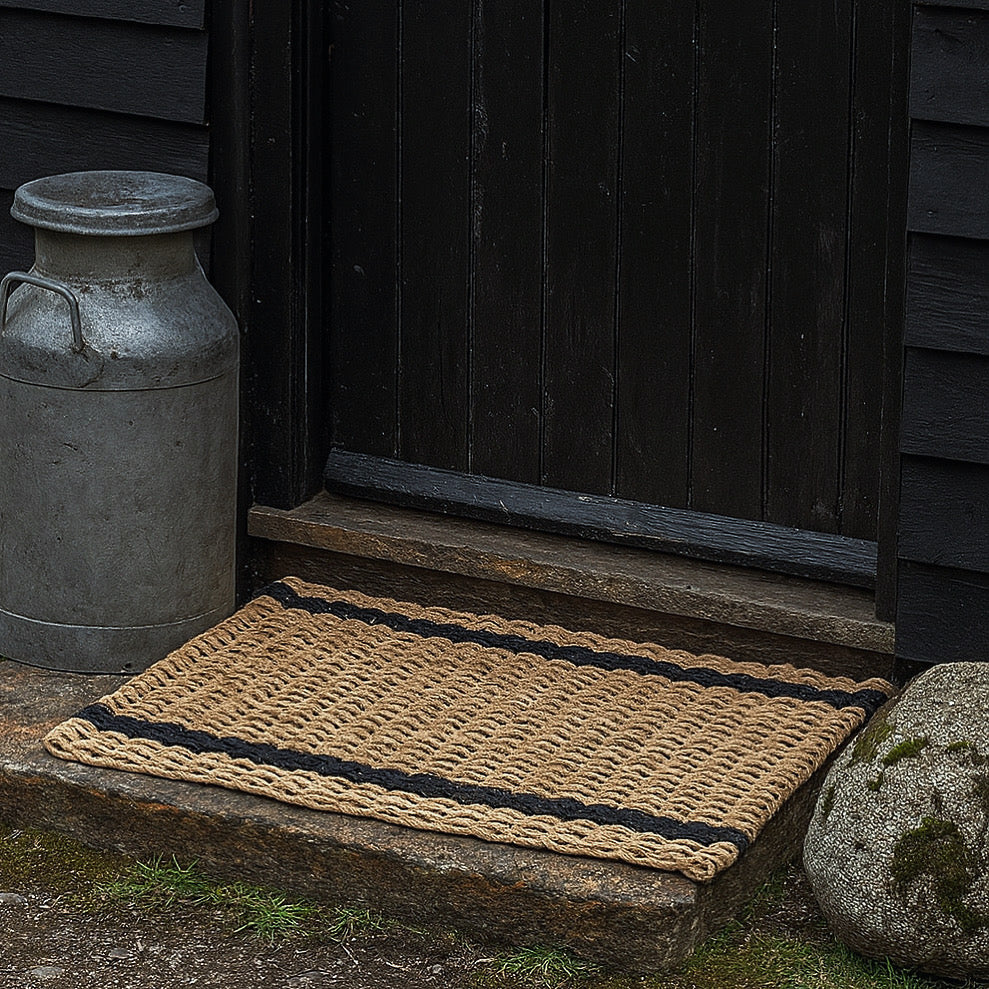 Large Handwoven Rope Doormat