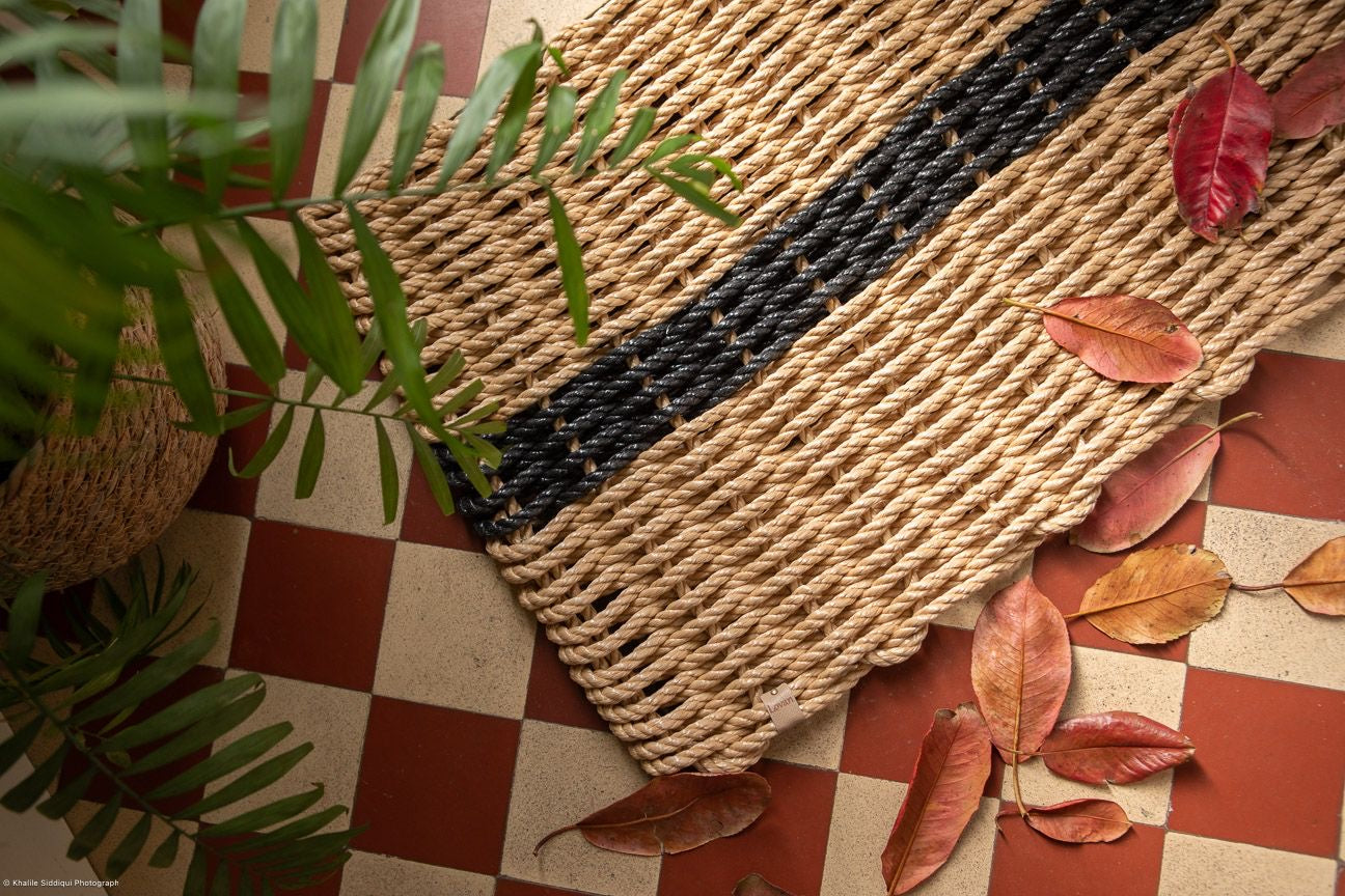 Large Handwoven Rope Doormat