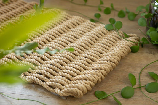 Small Handwoven Rope Doormat